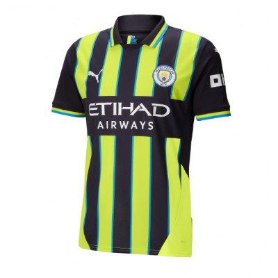 Fotbalové Dres Manchester City Jeremy Doku #11 Venkovní 2024-25 Krátký Rukáv Fotbalové Dres Manchester City Jeremy Doku #11 Venkovní 2024-25 Krátký Rukáv